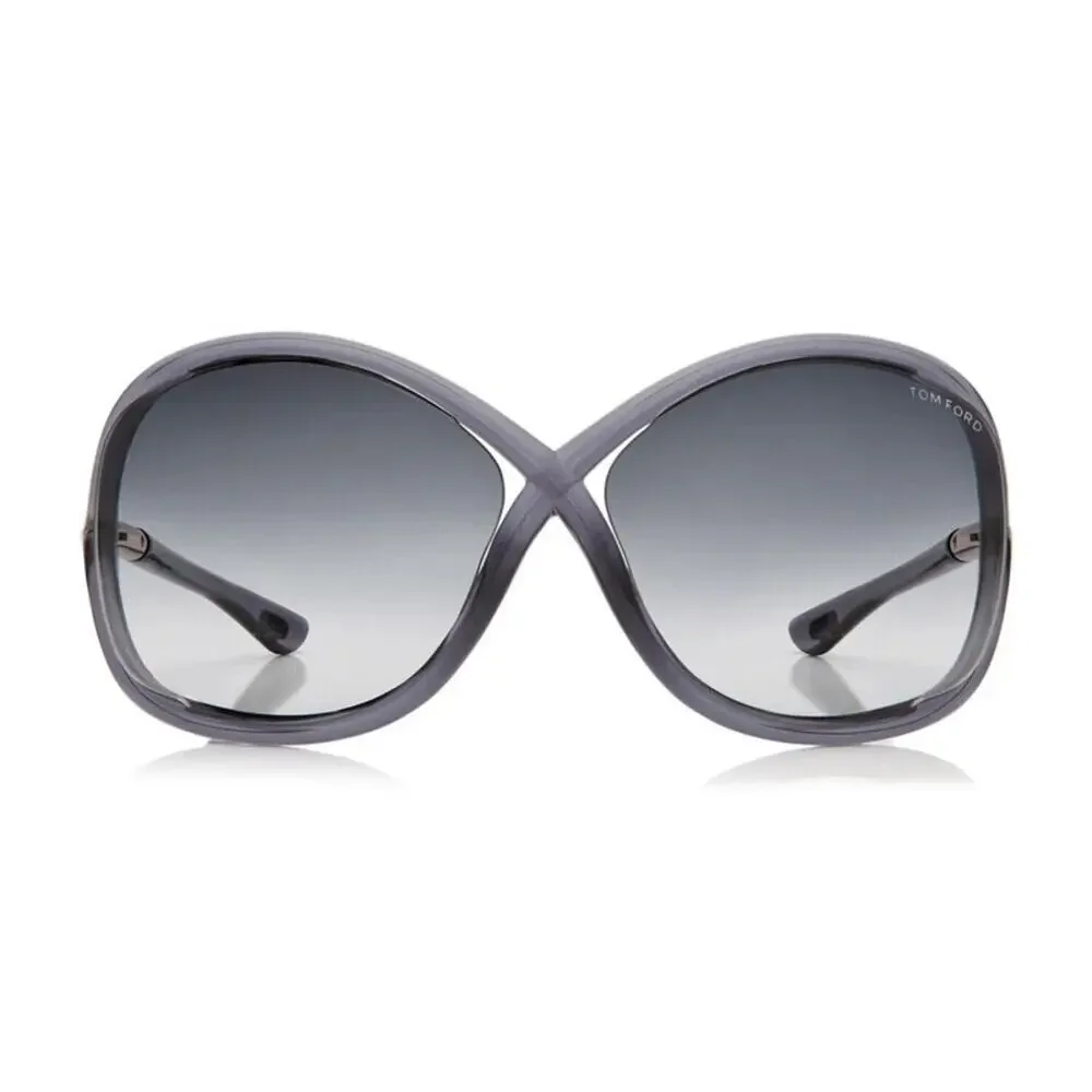 NEW!!! Tom Ford FT0009 0B5 Transparent Grey Sunglasses authentic